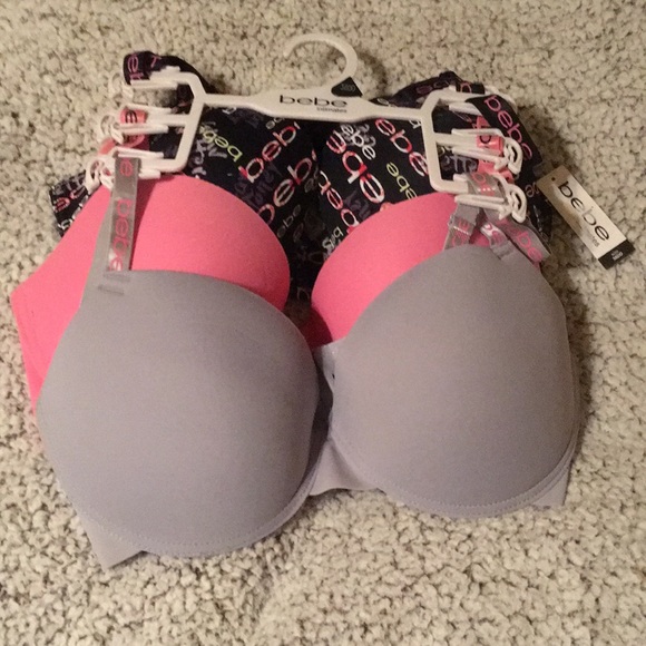 Bebe intimates 3 pack bra 38DD - Picture 1 of 6